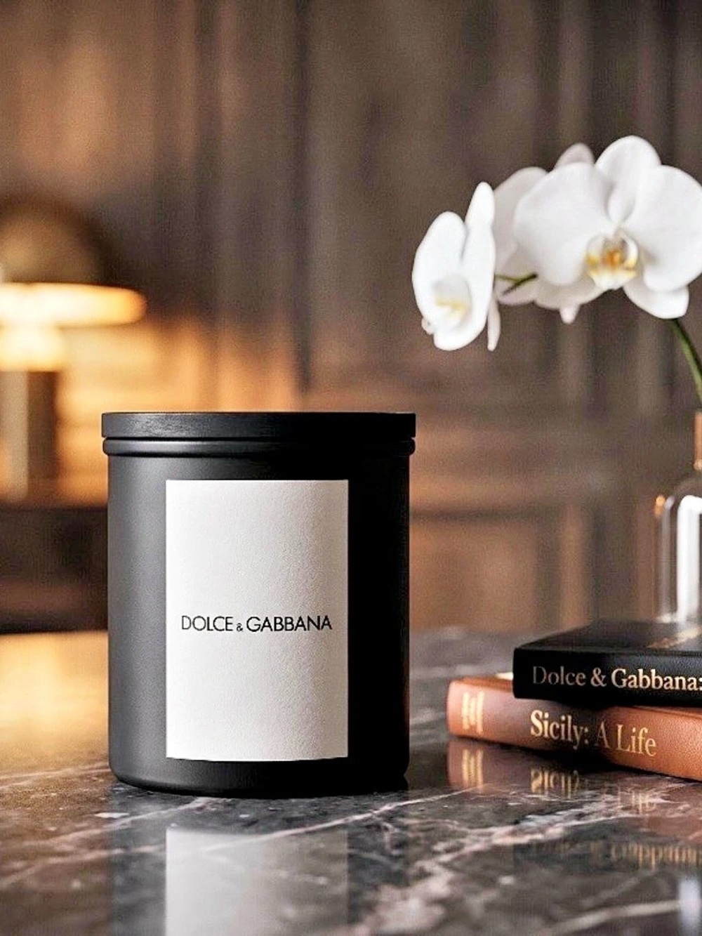 Dolce & Gabbana Black Decorative Display Candle